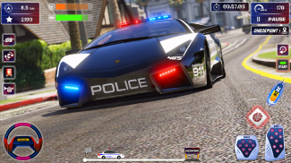 Politie auto parkeren spel 3d screenshot 5