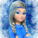 Snow Queen: Frozen Fun Run. Endless Runner Games Icon
