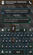 GO Keyboard ElectriColor Theme screenshot 3