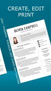 Professional CV Maker - Free Resume Builder screenshot 3