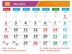 Kalender 2021 Indonesia screenshot 1