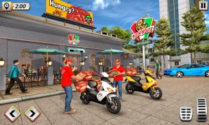 Pizza Delivery Boy Bike Games screenshot 14