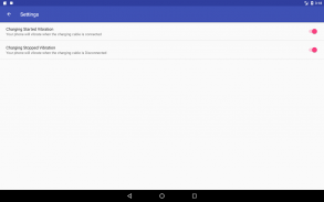 Vibrate on Charging start screenshot 2