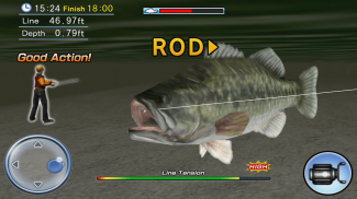 Memancing Ikan Bass 3D Gratis screenshot 6