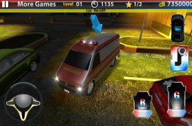 Truk Parkir 3D: Fire Truck screenshot 4