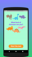 What dinosaur are you? Test screenshot 2