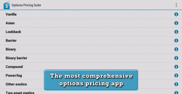 Options Pricing Suite screenshot 16