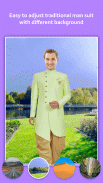 Man Traditional Photo Suit Edi screenshot 4