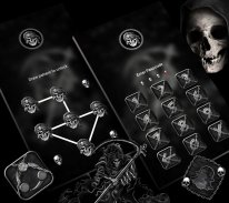 Skull Devil Launcher Theme screenshot 1