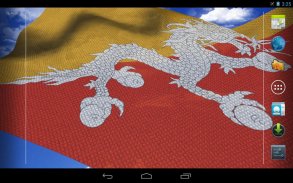 Bhutan Flag Live Wallpaper screenshot 0
