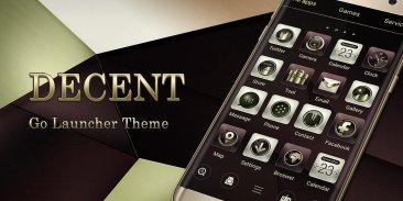 Decent GO Launcher Theme screenshot 4