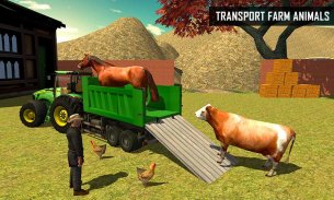 Tractor Driving Real 3D Farm Simulator Games 2018 screenshot 0