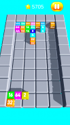 Chain Cube Merge: Tetris 2048 screenshot 3