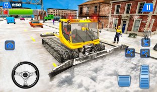 Snow Plow Construction Games screenshot 0