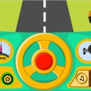 Car Driving Simulator (Car sound game for babies) Icon