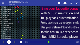 MIDI Clef Karaoke Player screenshot 5