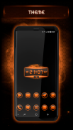 Chip Orange Theme - Art Fine Always On Display screenshot 2