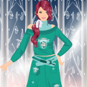 Chic Winter Dresses Girl Game Icon