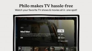 Philo: Shows, Movies, Live TV. screenshot 11