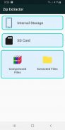 Zip Extractor : 7zip and Unzip Files Android screenshot 1