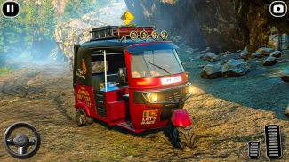 Montagne Tuk-tuk Rickshaw aventure au volant screenshot 4