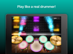 Drums: real drum set music games to play and learn screenshot 0