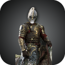 Knight armor suit photomontage Icon