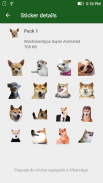 🐶 Novo cão Memes Adesivos (WAstickerApps) screenshot 3