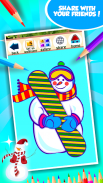 Snowman Coloring Book screenshot 6