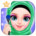 Hijab Girl Makeup Salon Icon