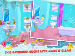 الحفاظ على منزلك نظيفة-لعبة تنظيف المنزل الفتيات screenshot 3