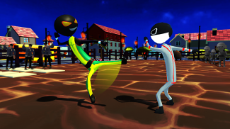 Stickman Neon Ninja Shadow - gioco di combattiment screenshot 0