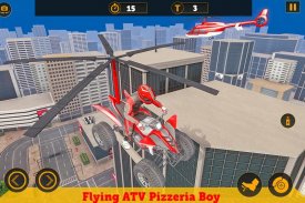Flying ATV Bike Pizza Delivery screenshot 7