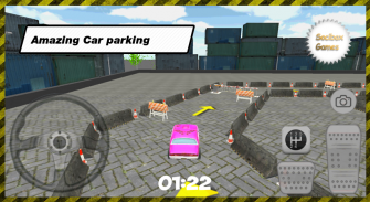 rosafarbene Auto Parkplatz screenshot 9