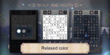 Wolf And Moon : Sudoku (스도쿠) screenshot 0