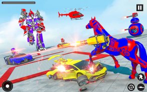 Car Robot Transform Game 2021 - Horse Robot Games screenshot 2