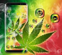 (FREE)Weed Rasta Smoke New 2018 Theme screenshot 0