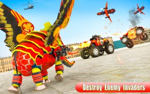Flying Elephant Robot Games screenshot 2