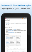 Polish Dictionary & Thesaurus screenshot 1