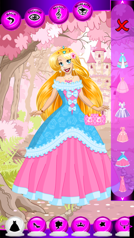 Download do APK de Princesa boneca da moda vestir para Android