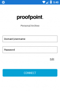 Proofpoint Mobile Archive screenshot 0