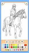 Horse coloring pages game screenshot 4