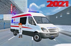 Ambulance Car Game 2022 screenshot 0