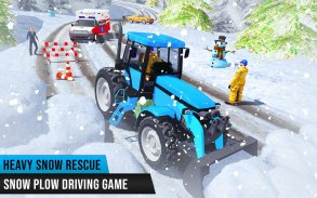 Snow Plow Truck Driving: Snow Hill Rescue 2019 screenshot 0