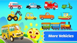 سيارة الأطفال: مُحاكي وصانع السيارات ـ ألعاب أولاد screenshot 4