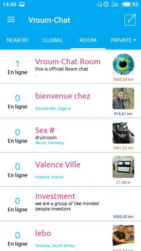 VROUM-CHAT for Android - Find, Chat,Meet - Realtime Chat Application screenshot 9
