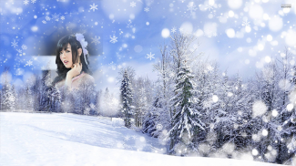 Snowfall Photo Frames montage screenshot 5