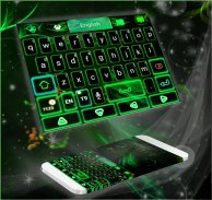 Green Flame GO Keyboard theme screenshot 7