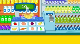 Caissier au supermarché. Jeux pour enfants screenshot 3