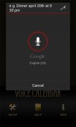 Voice Calendar screenshot 2